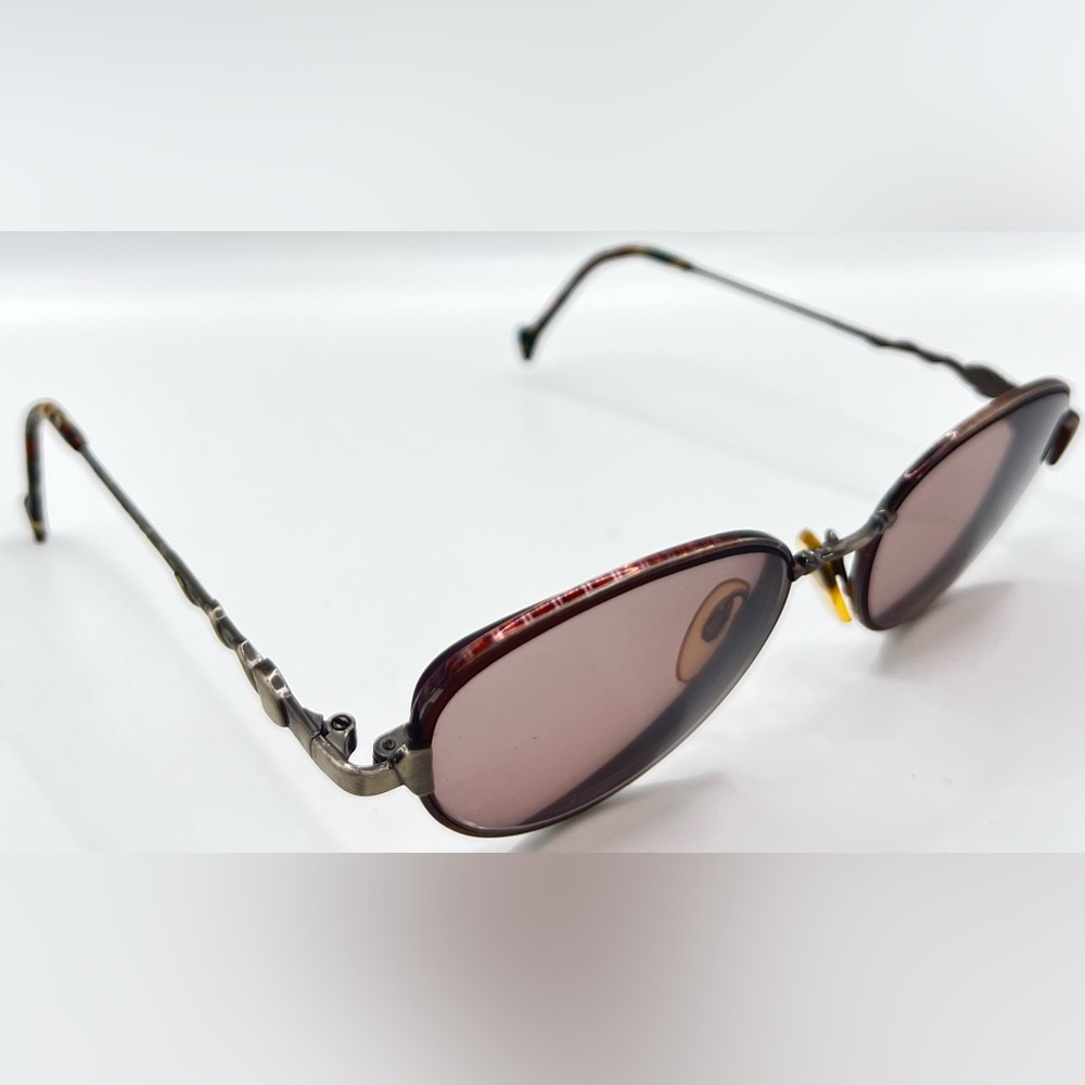 Vintage KI Bronze Oval Sunglasses Frames Only